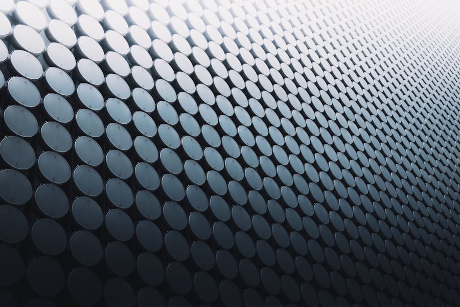 Modern glass architecture and city geometry